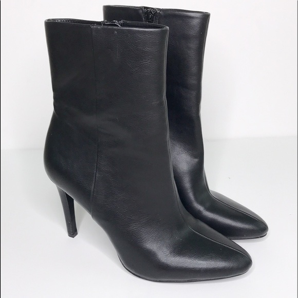Nine West Shoes - SALE NINE WEST BOOTS BLACK SHORT HIGH HEELS ZIPPER